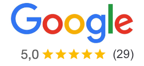 Google reviews FCL ANGLAIS 29 avis 5 étoiles stars