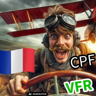 Aviation French training for Pilots - FCL 055 VFR ICAO DGAC rating preparation - CPF